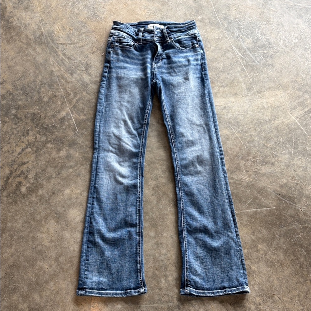 BKE Women's Boot Cut Jeans in Blue